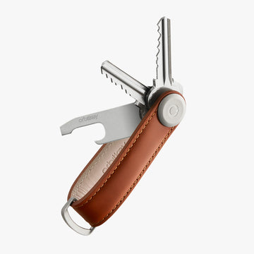 Leather Key Organiser - Cognac Tan + Bottle Opener