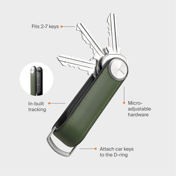 Key Organiser Tracker Leather