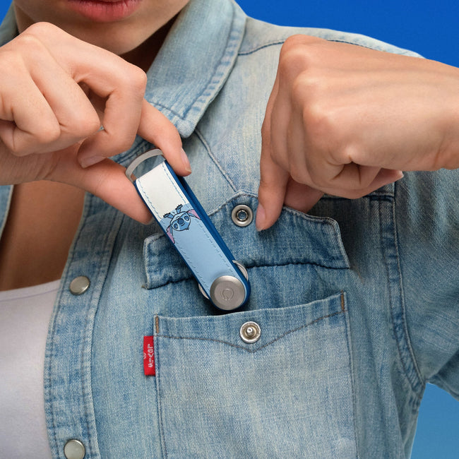 Disney | Orbitkey Stitch Hybrid Leather Key Organiser Stitch