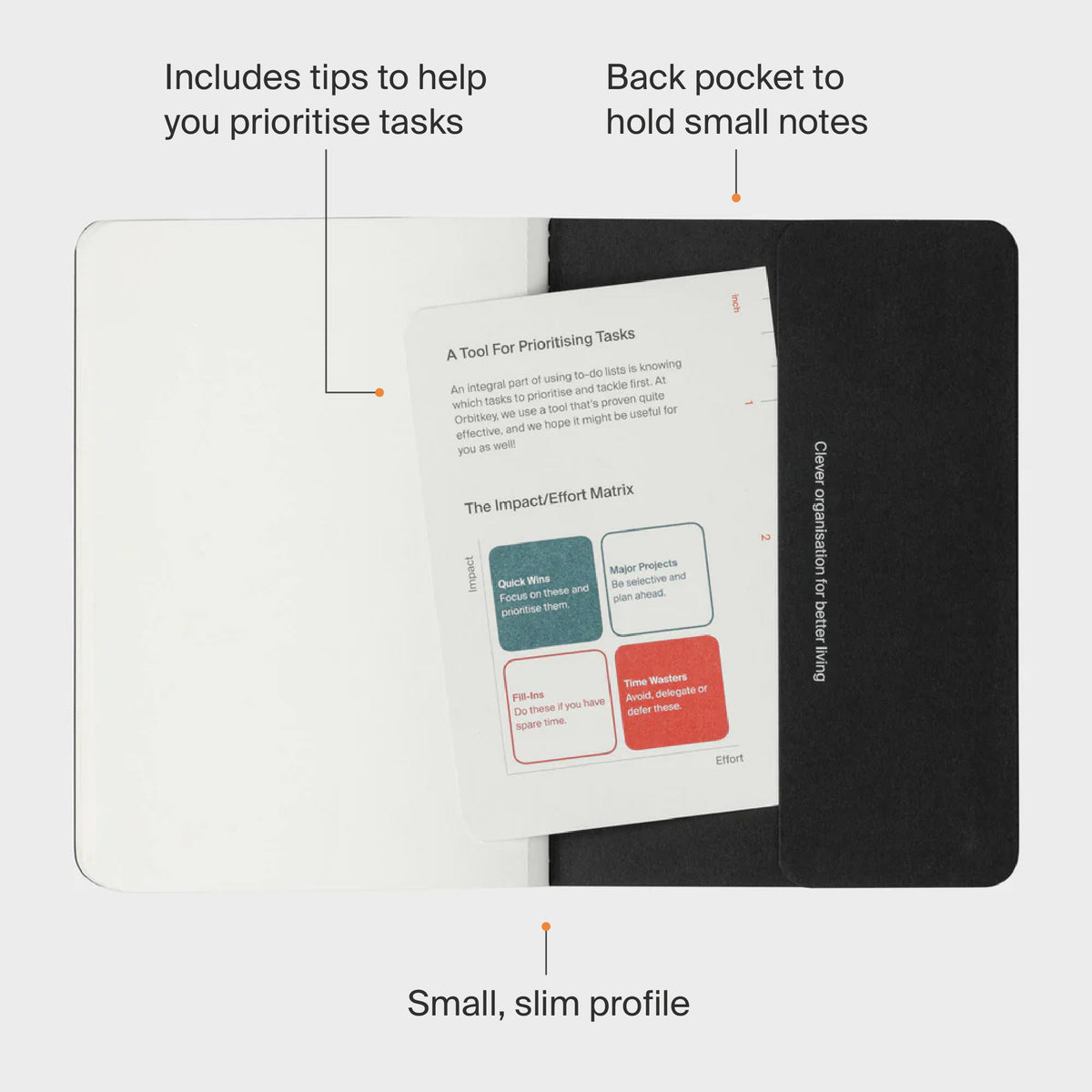 Organisation Notebook - 3 Pack – Orbitkey Australia