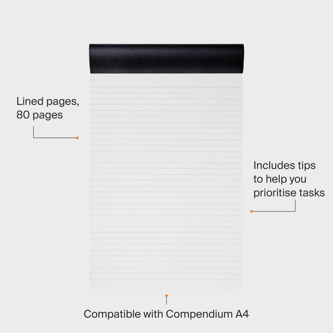 Notepad 0 Key Notepad A4 - 3 Pack – Orbitkey Australia
