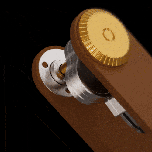 mahogany|Integrated Spring Mechanism